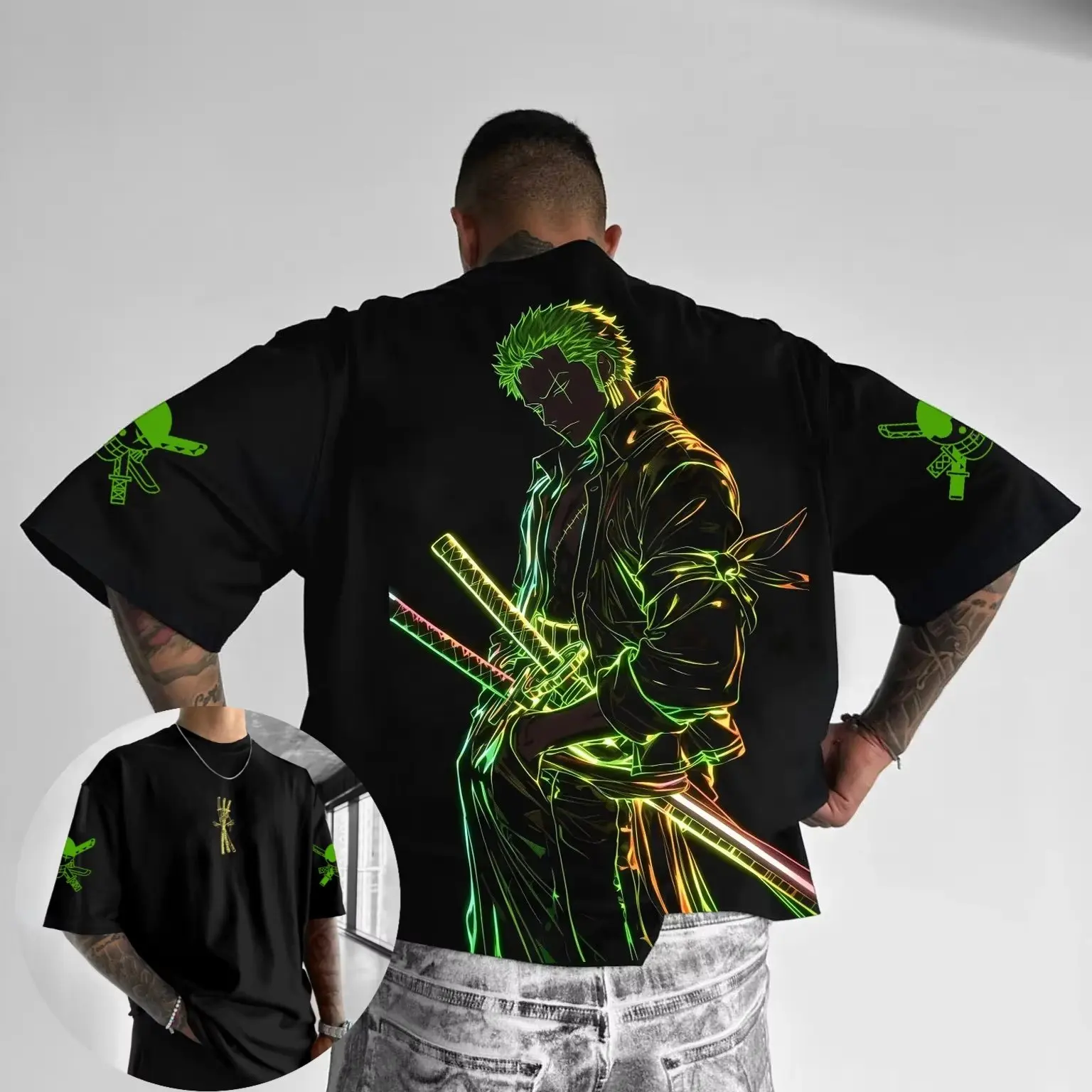Kaos Grafis Anime One Piece Zo - Summer Clothing Men 2025 ulasan dan harga