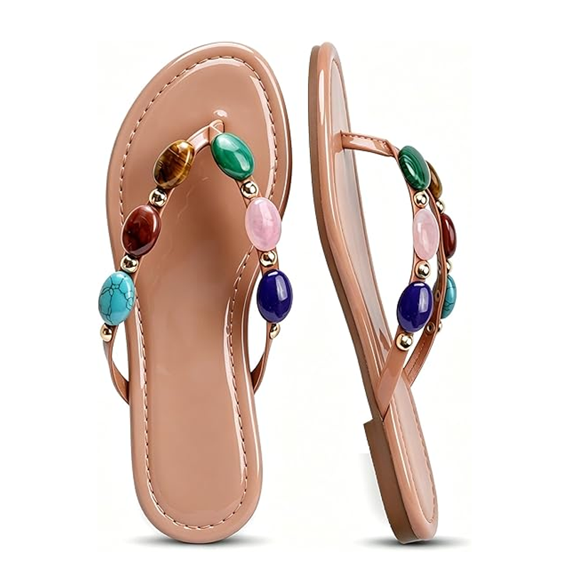 Sandal Jepit Wanita Musim Pana - Flip Flop Jeweled ulasan dan harga