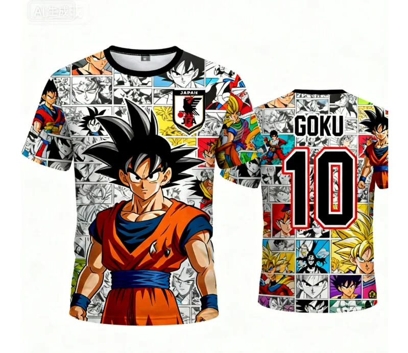 Kaos Jersey Sepak Bola 3D Prin - Summer 2026 Kids Clothing ulasan dan harga