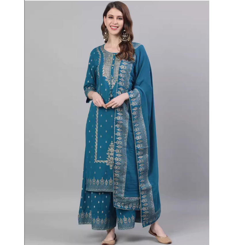 Setelan Tiga Potong Gaya Etnik - Summer Clothing Pakistan ulasan dan harga