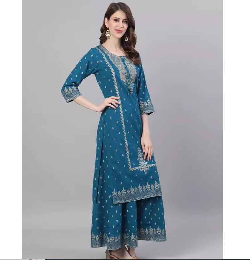 Setelan Tiga Potong Gaya Etnik - Summer Clothing Pakistan ulasan dan harga