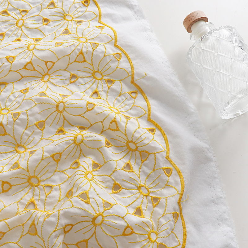 Katun berkualitas tinggi tecid - Soft Summer Yellow Clothing ulasan dan harga